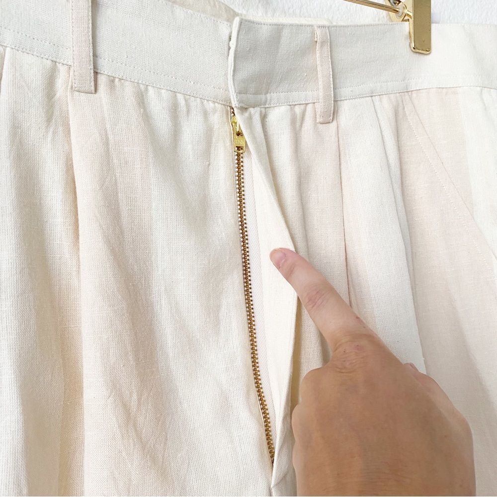Laude the Label Icon Trouser Pants Organic Cotton in Tulum Stripe L - Picture 6 of 12
